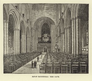 Cathédrale de Ripon, la nef - English School