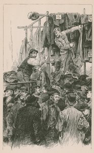 Marchands rivaux à Petticoat Lane - English School