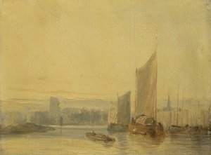 Scène de rivière, Rouen