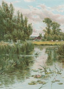 Scène de rivière - English School