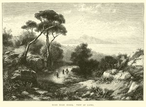 Route près de Massa, vue de Capri - English School