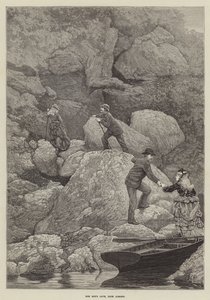 La grotte de Rob Roy, Loch Lomond - English School