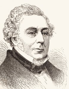 Robert Stephenson, extrait de The National and Domestic History of England par William Hickman Smith Aubrey (1858-1916) publié à Londres, vers 1890 - English School