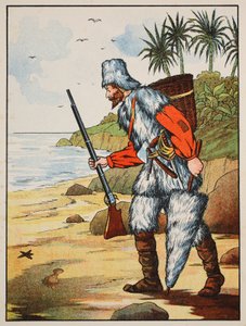 Robinson Crusoé, illustration de L