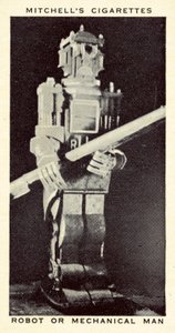 Robot ou homme mécanique (lithographie) - English School