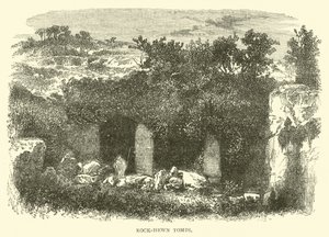 Tombes taillées dans la roche - English School