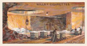 Mine de sel gemme (chromolitho)