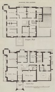 Rockhurst, West Hoathley (gravure) - English School