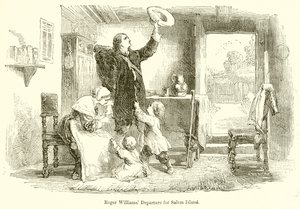 Départ de Roger Williams pour l