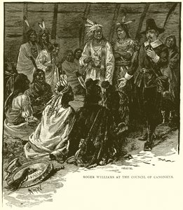 Roger Williams au Conseil de Canonicus - English School