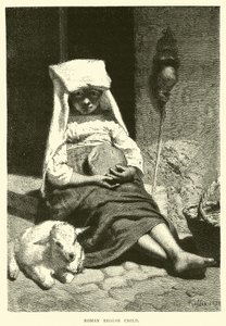 Enfant mendiant romain