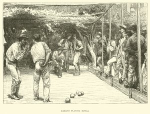 Romains jouant aux boules - English School