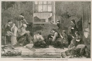 Chambre occupée par un tailleur militaire et sa famille, au n° 10 Hollybush-Place - English School