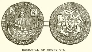 Rose-Rial de Henri VII - English School