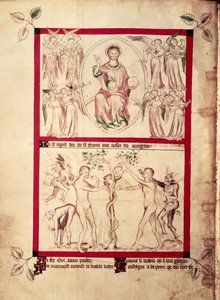 Dieu dans une mandorle entouré d