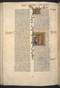 Royal 6 E VI, f.128v Arbiter, Arbitrium (Juge, Décision), de 