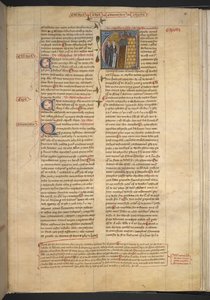 Royal 6 E VI, f. 232, Chapelle, vers 1360-75 - English School