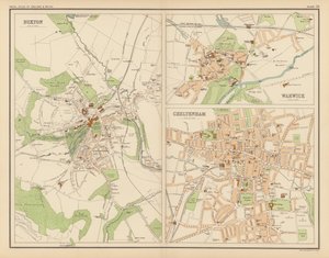Atlas Royal, vers 1900 : Buxton ; Warwick ; Cheltenham - English School