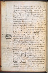 Charte royale accordée à la Royal English Merchant Adventurers Company commerçant avec l