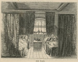 Hôpital Royal Gratuit, Londres : Salle des Malades - English School