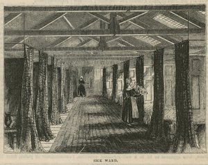 Hôpital Royal Gratuit, Londres : Salle des Malades - English School