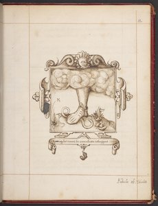 Emblème avec devise latine de la copie de présentation de George Gascoine de Hemetes the Hermit - English School