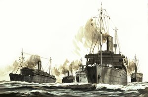 Navires de la Royal Mail Line en service pendant la Première Guerre mondiale