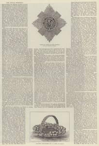 Mariage royal du prince Léopold et de la princesse Hélène (gravure) - English School