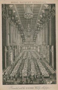 Banquet royal, Guildhall, Londres - English School