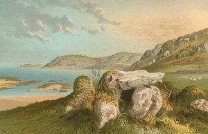Baie de Rozel et vestiges druidiques--Jersey - English School