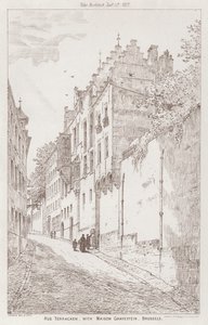 Rue Terracken, avec Maison Gravestein, Bruxelles - English School