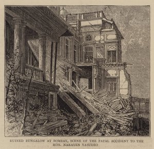 Bungalow en ruine à Bombay, scène de l
