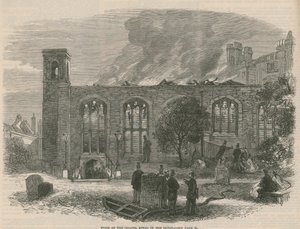 Ruines de la Chapelle Royale dans le Savoy - English School