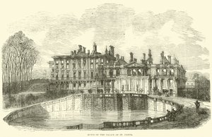 Ruines du Palais de Saint-Cloud, octobre 1870 - English School