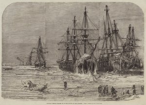 Navires russes gelés à l