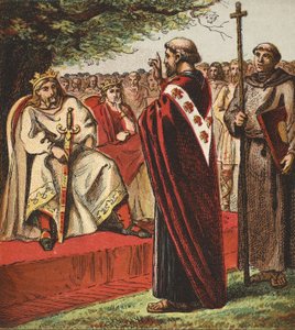 Saint Augustin et les Saxons, pub. 1890 - English School