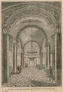 Salon de Messrs Williams et Sowerby, Oxford Street, Londres - English School
