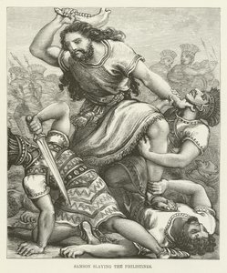 Samson tuant les Philistins