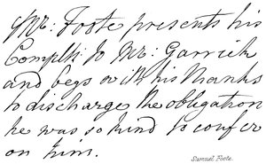 Samuel Foote - English School