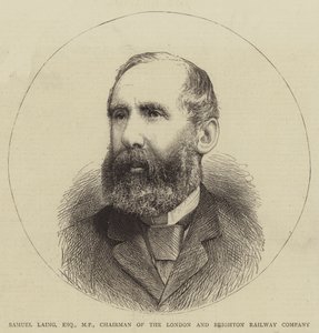 Samuel Laing, député, président de la London and Brighton Railway Company - English School