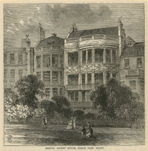 Maison de Samuel Rogers, façade du Green Park - English School