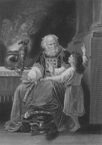Samuel devant Eli (gravure)