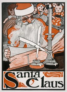 Père Noël (lithographie en couleur)