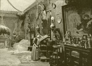 Sarah Bernhardt dans son studio - English School
