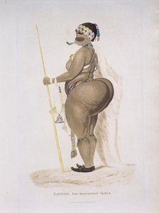Sartjee, la Vénus Hottentote, 1810 - English School