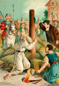 Saunders embrassant le poteau - English School