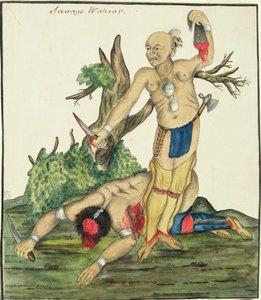 Guerrier sauvage, c.1800 - English School
