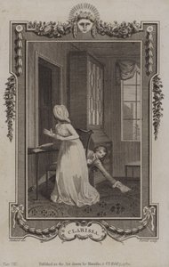 Scène de Clarissa, par Samuel Richardson