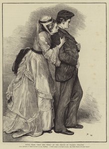 Scène de "Man and Wife," au Prince of Wales