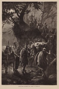 Scène du nouvel opéra de Wagner à Bayreuth (gravure) - English School